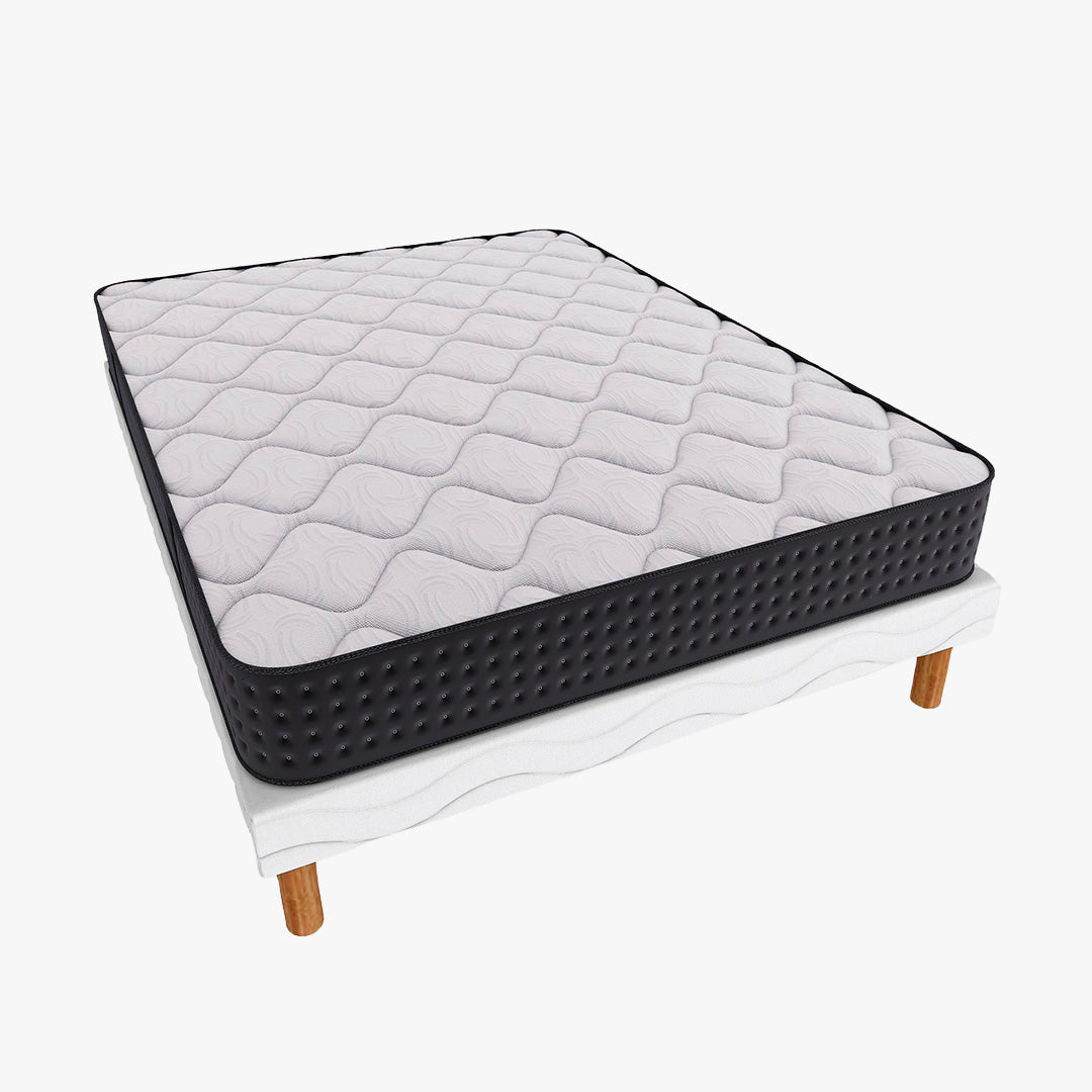 KENAN Ensemble sommier + matelas 26 cm 160x200