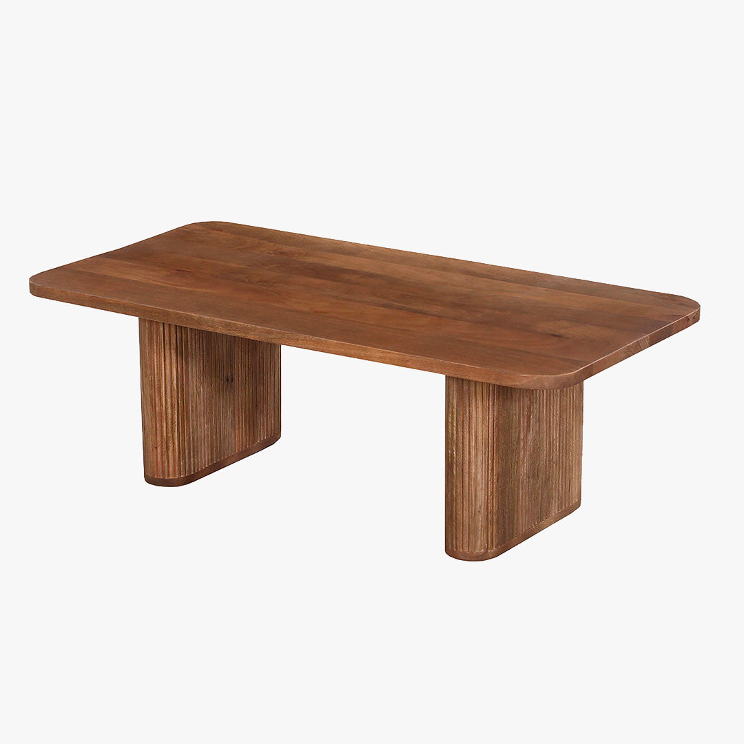 JEAN Table basse bois de manguier brun clair