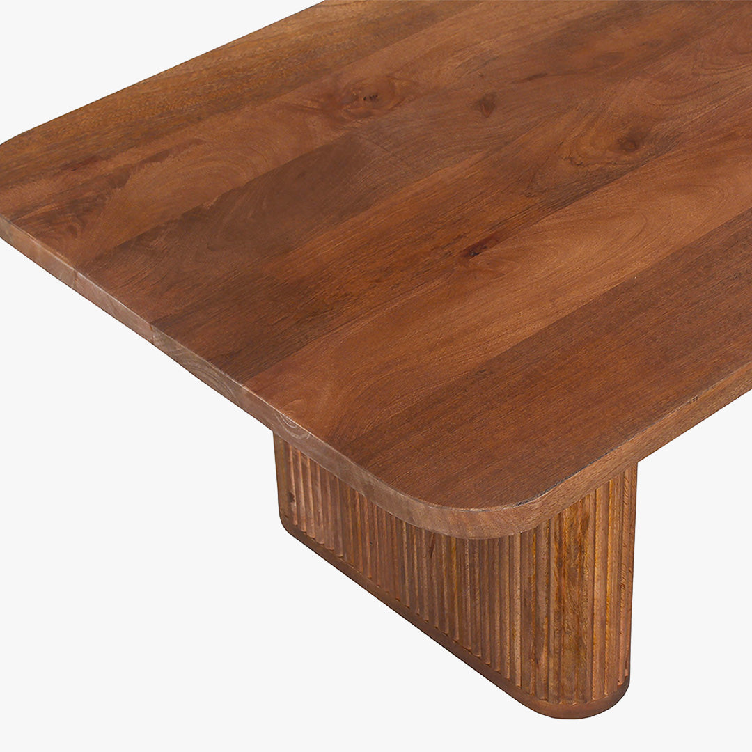 JEAN Table basse bois de manguier brun clair