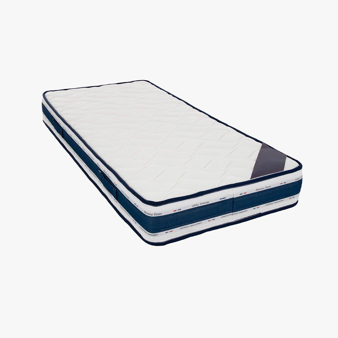 MATIAS Matelas mémoire de forme épaisseur 22 cm - 90x190 cm