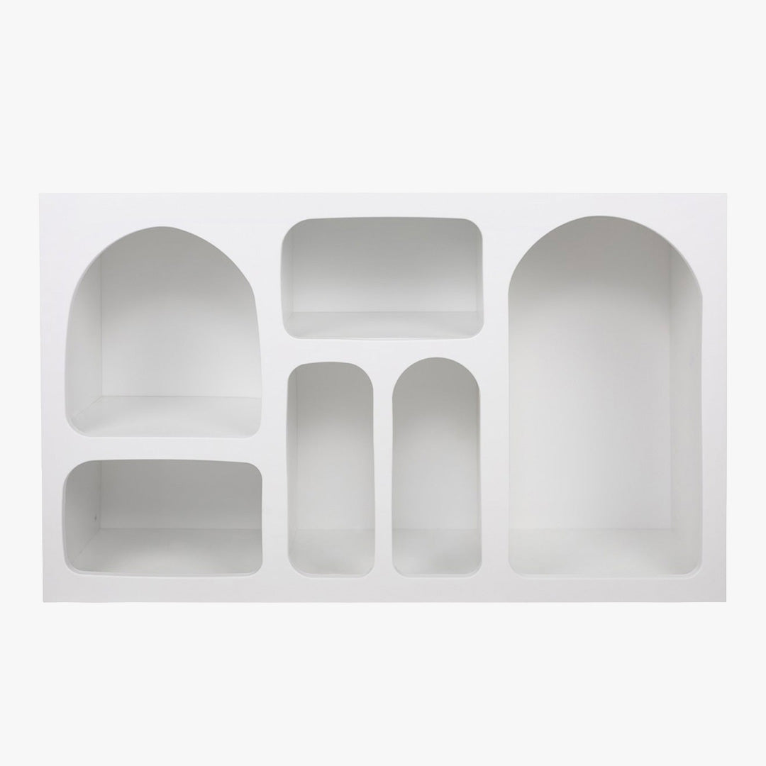 VERA Console avec 6 niches blanc 120 cm