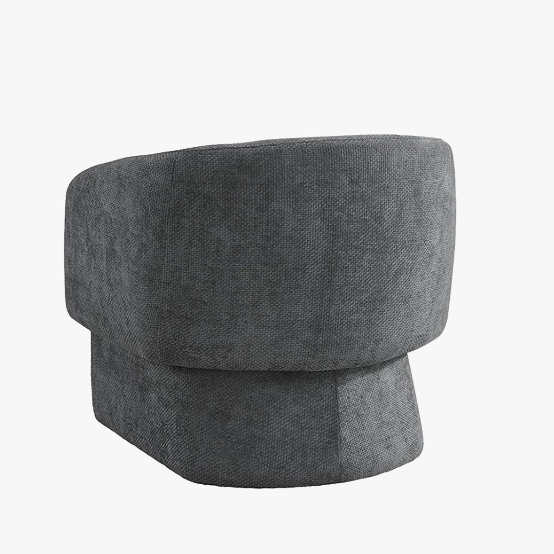 KAYLI Fauteuil cabriolet en tissu gris