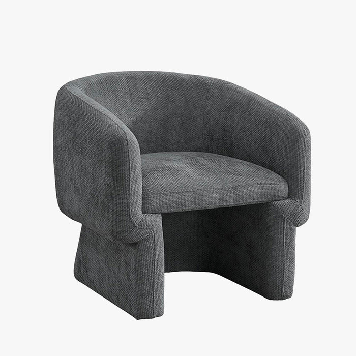 KAYLI Fauteuil cabriolet en tissu gris