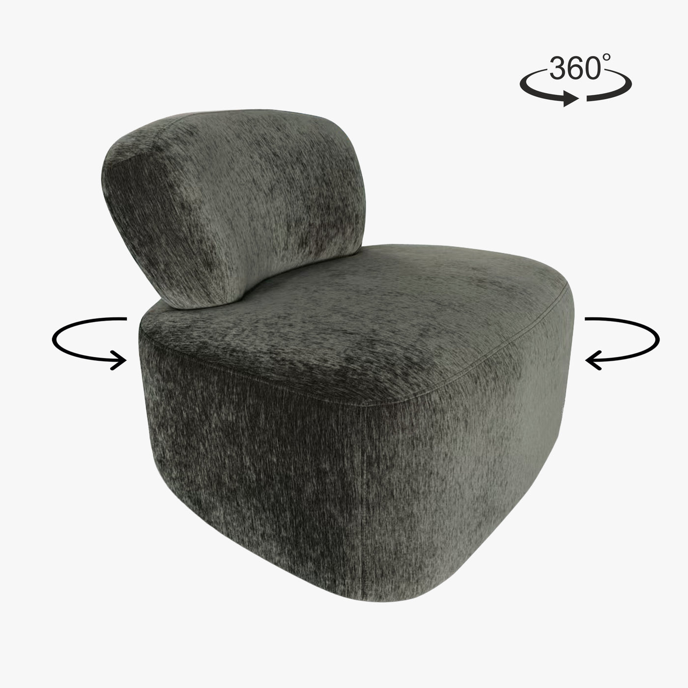 ASTON Fauteuil en tissu vert - Fauteuils - Mobilier Deco