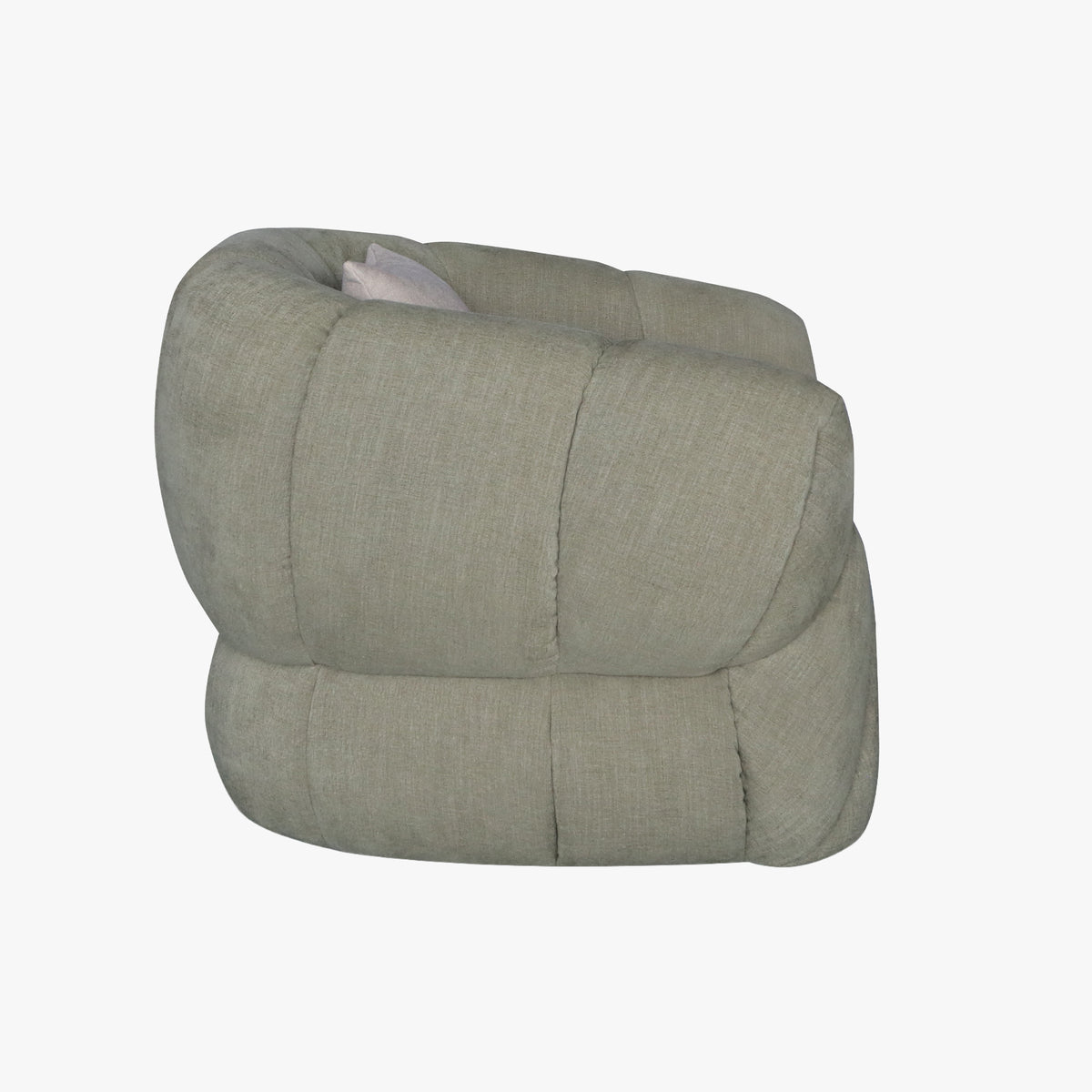 SIENA Fauteuil en tissu vert