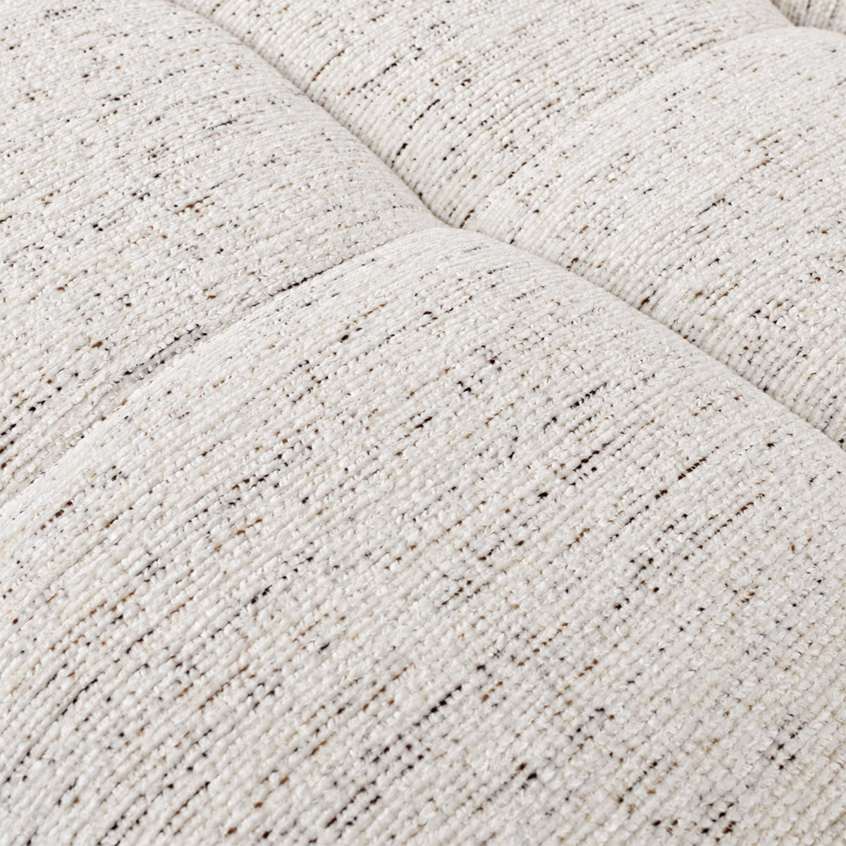 RUBY Canapé d'angle en tissu beige - Angle gauche