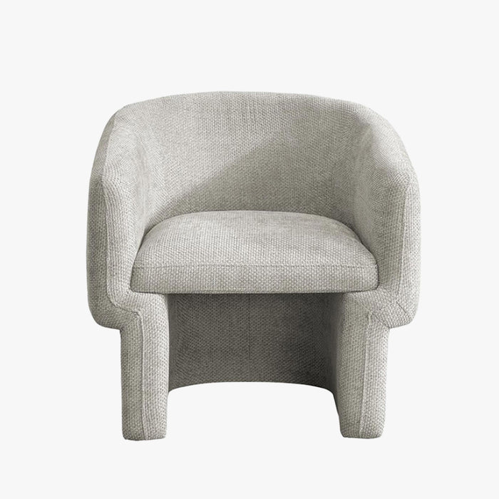 KAYLI Fauteuil cabriolet en tissu taupe