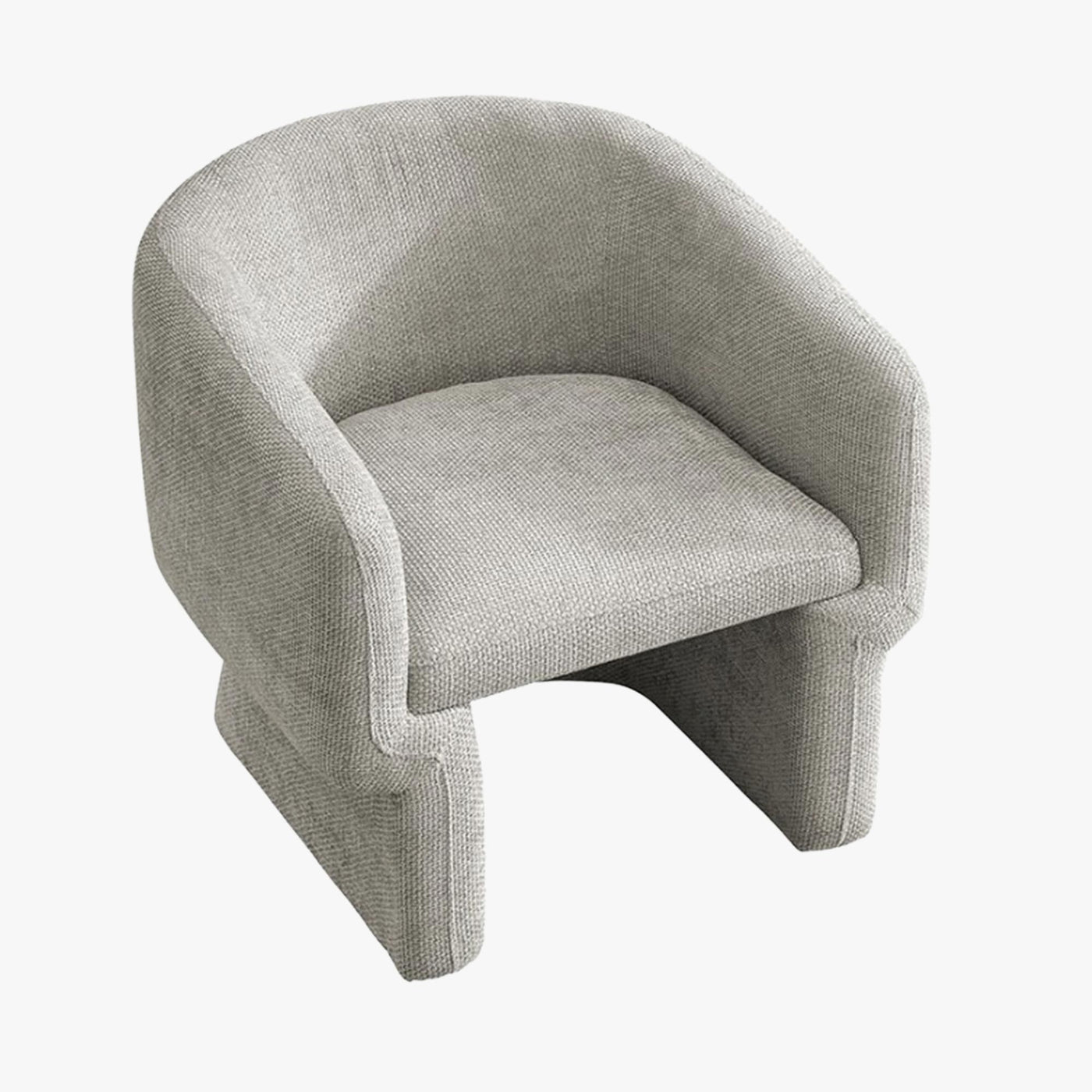 KAYLI Fauteuil cabriolet en tissu taupe