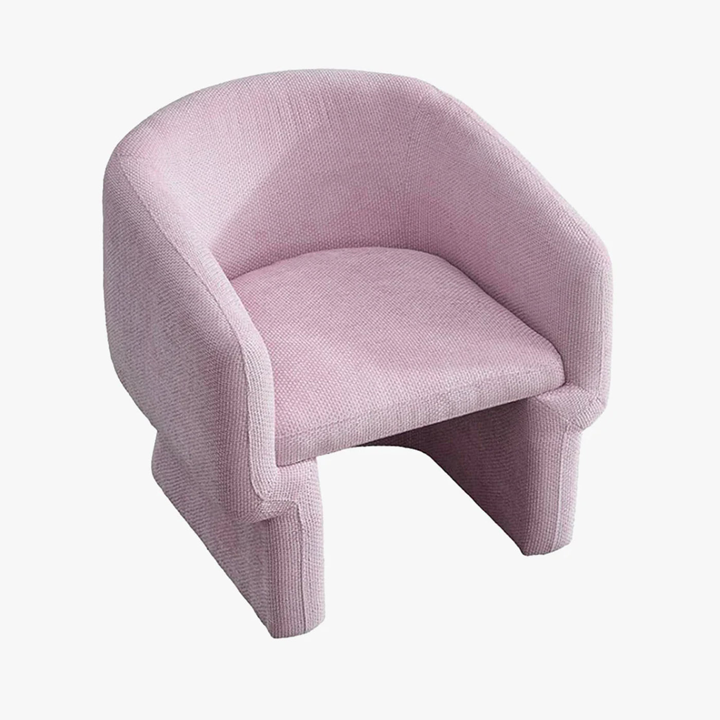 KAYLI Fauteuil cabriolet en tissu rose