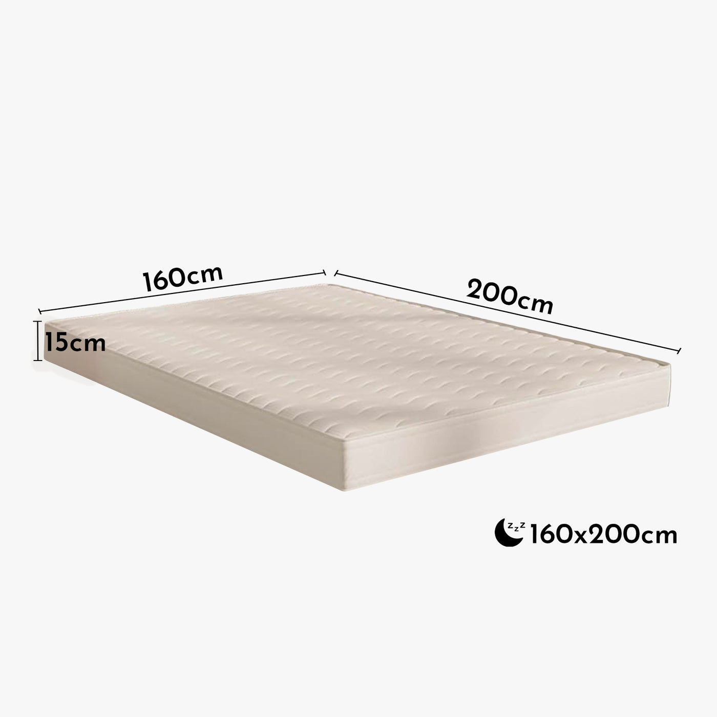 MATELAS Matelas Eco 160x200 15 cm