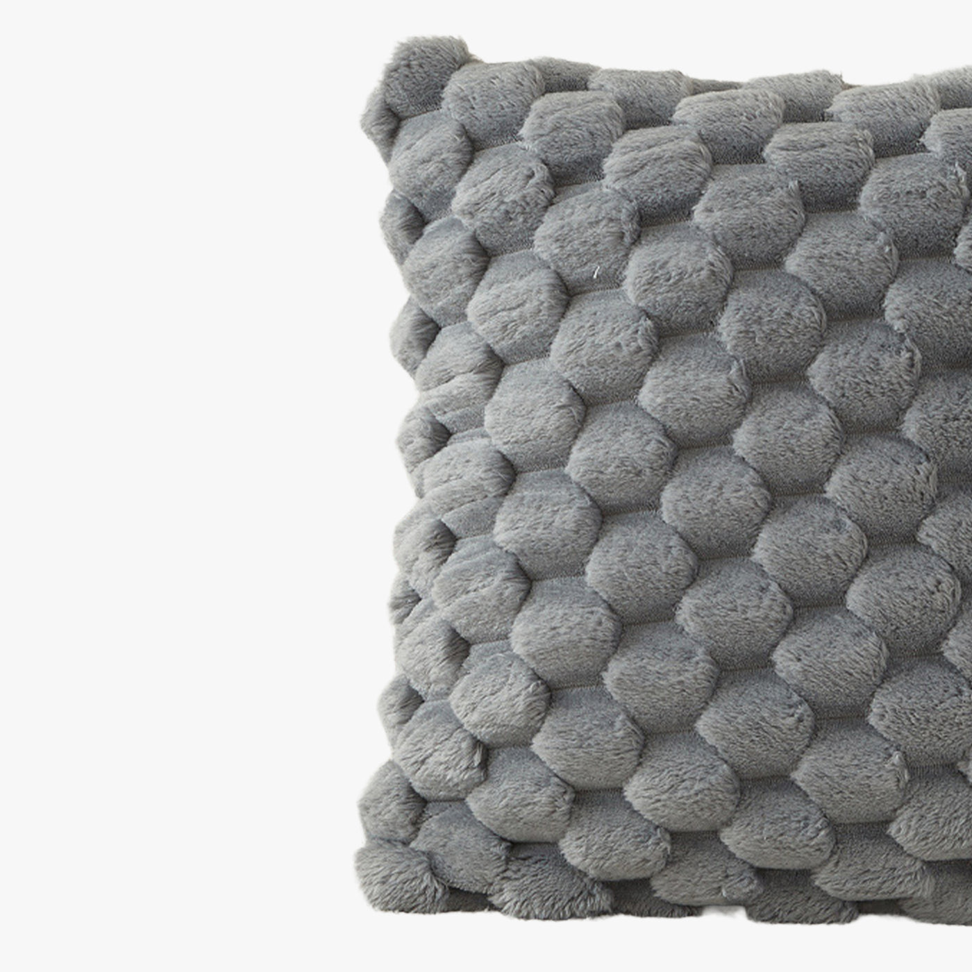 MEYS Coussin carré en tissu gris 45x45 cm