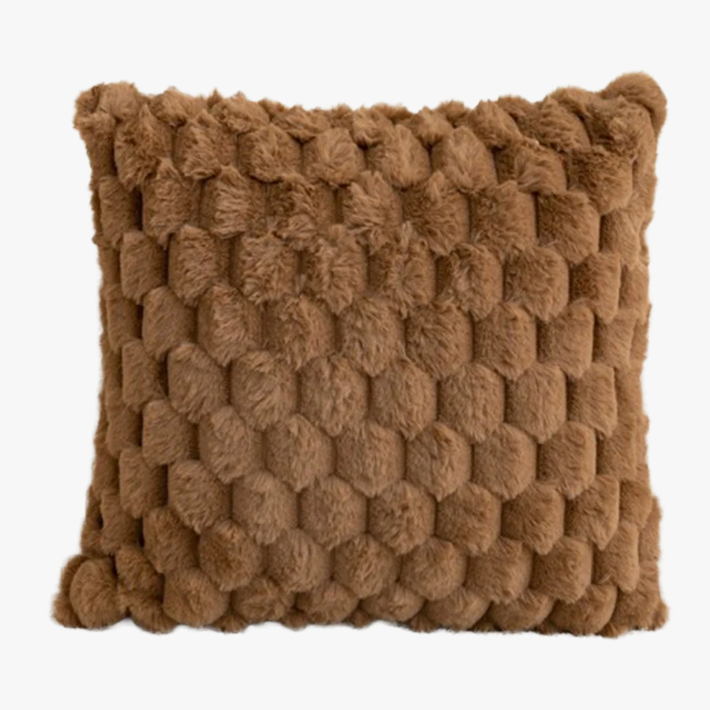MEYS Coussin carré en tissu marron 45x45 cm