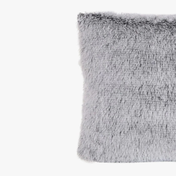 PERLA Coussin carré en tissu gris 42x42 cm