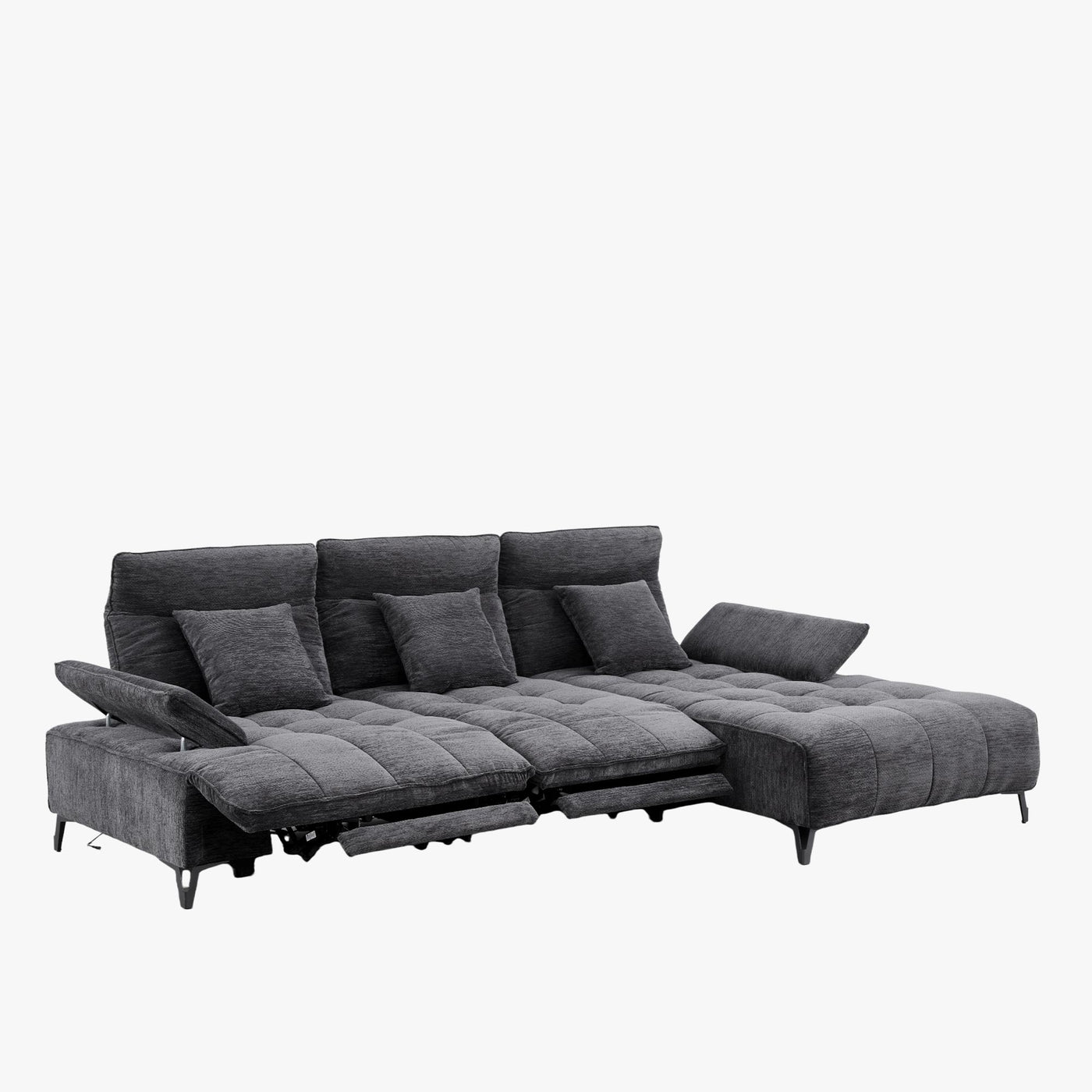 canapé d’angle relax électrique