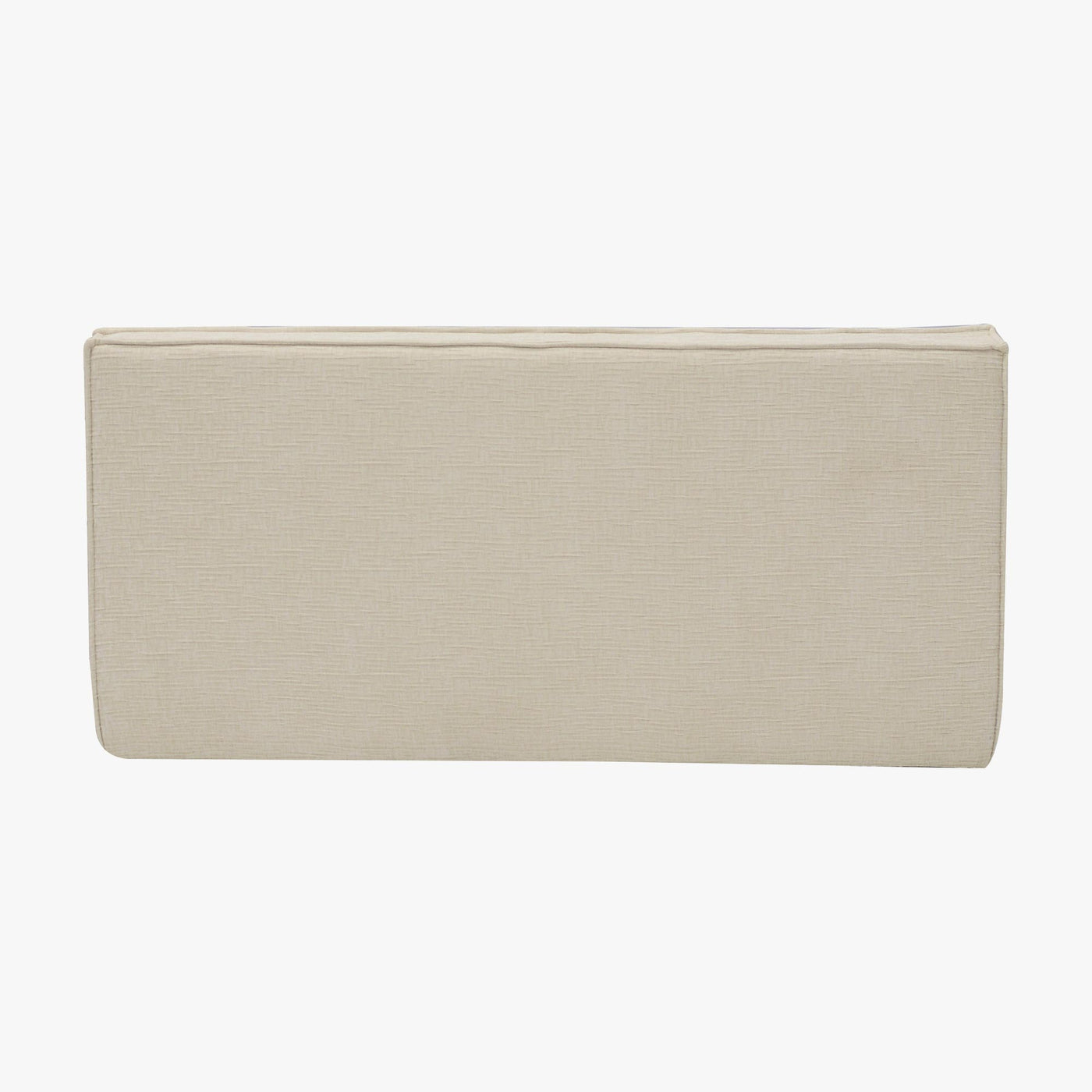 ZEYNA Canapé 2 places modulable en tissu beige
