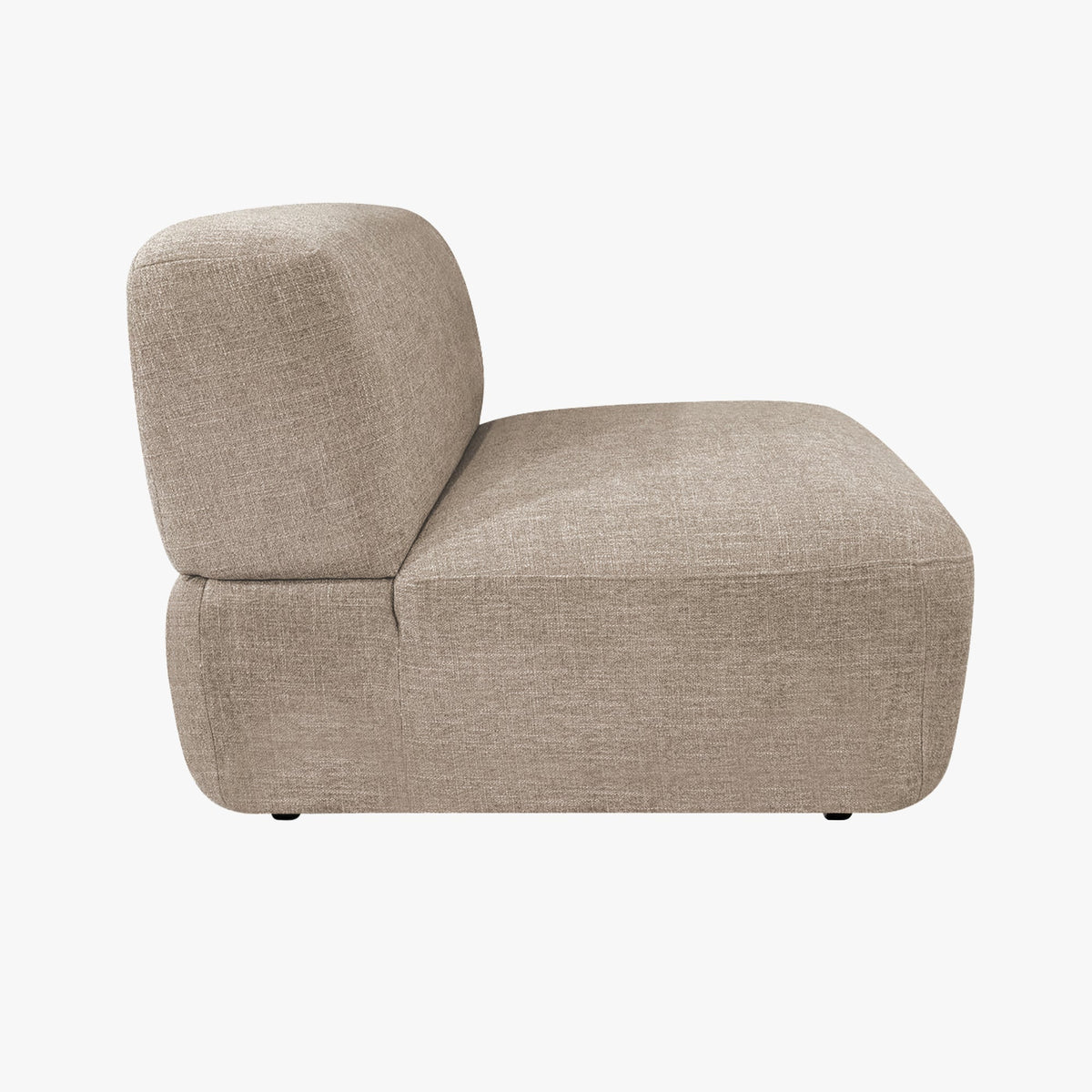 ALMA Canapé d'angle modulable en tissu beige - Canapés d'angle - Mobilier Deco