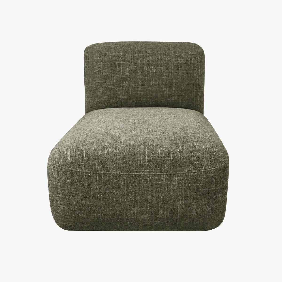 ALMA Canapé d'angle modulable en tissu vert - Canapés d'angle - Mobilier Deco