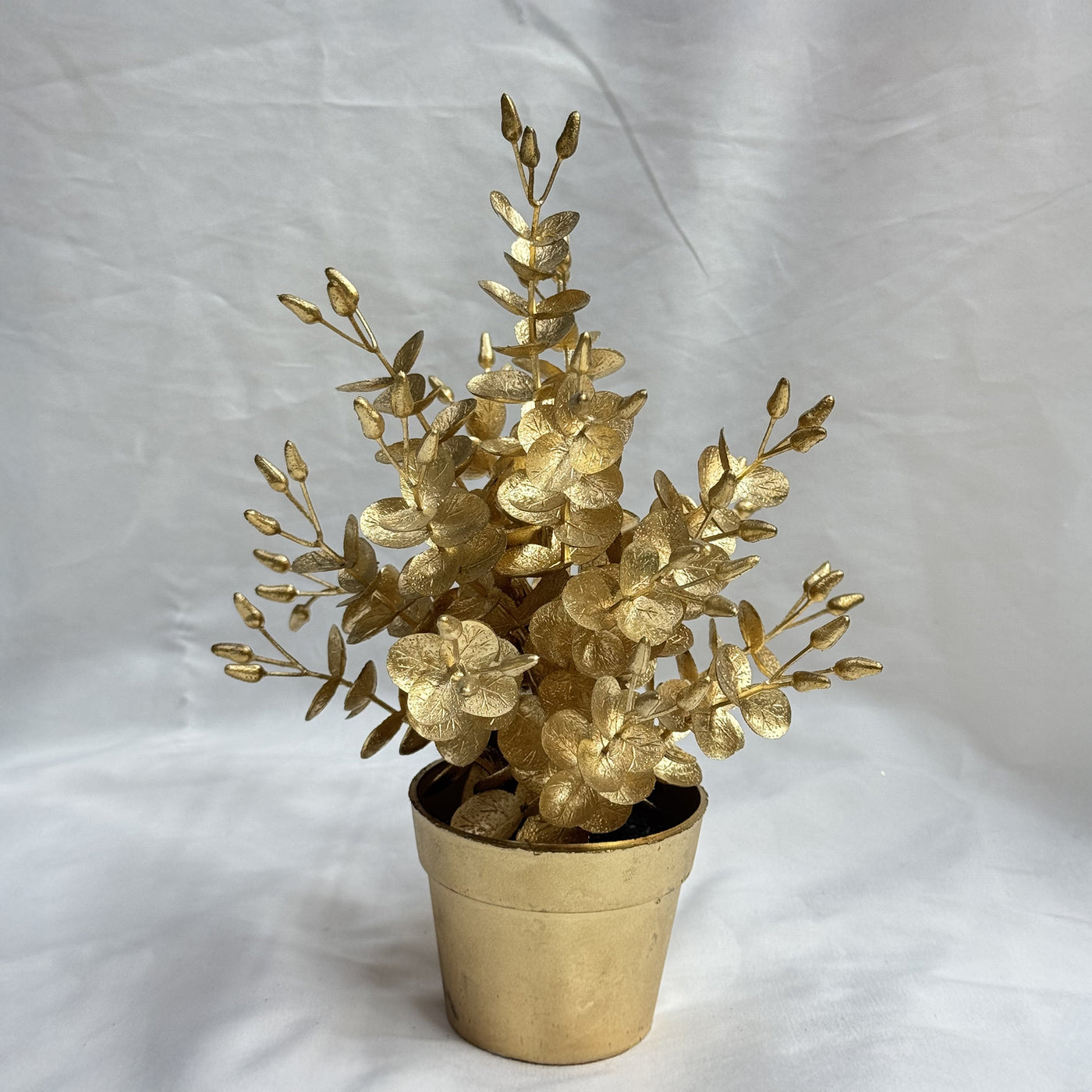 ARESS Plante artificielle doré en pot - 23 cm