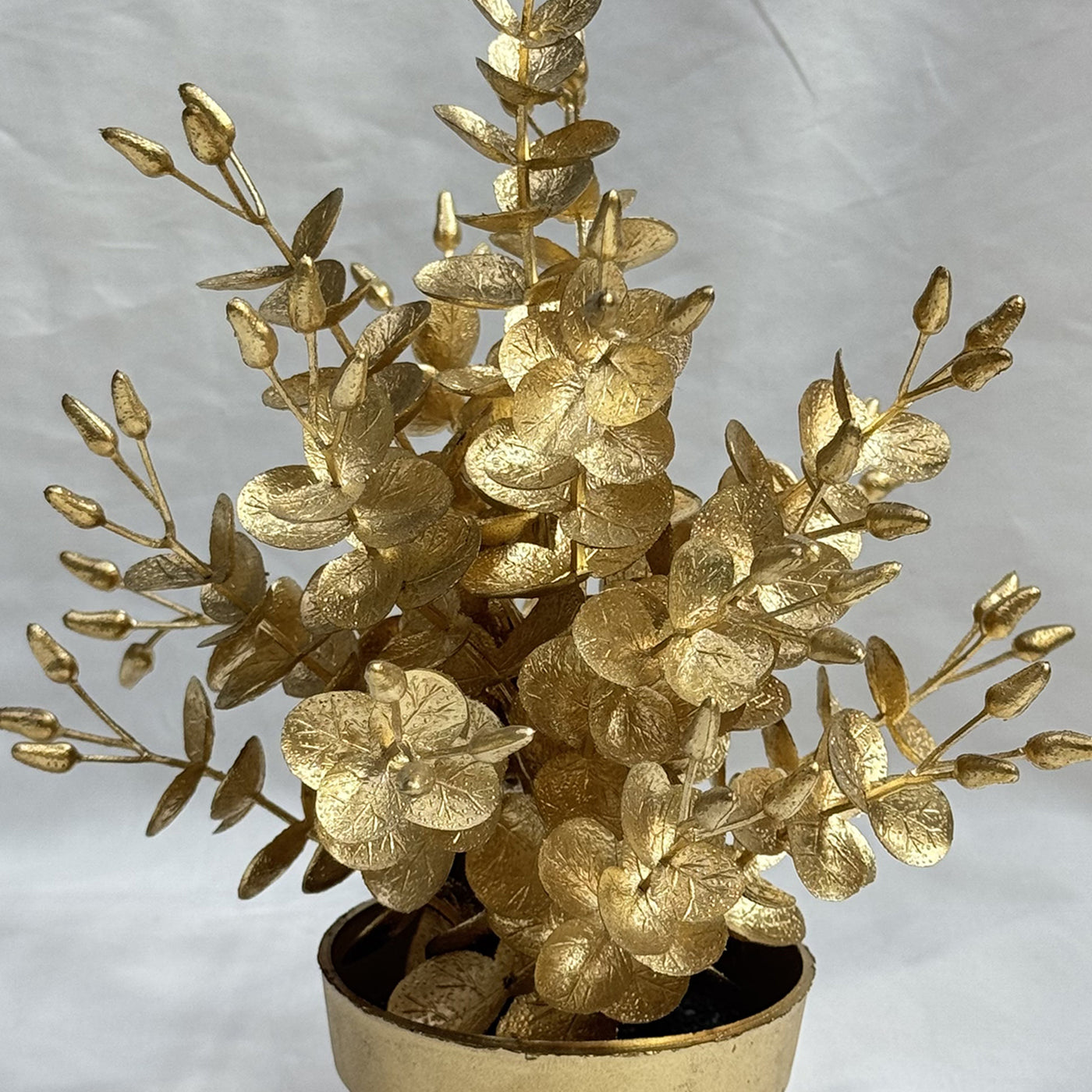 ARESS Plante artificielle doré en pot - 23 cm