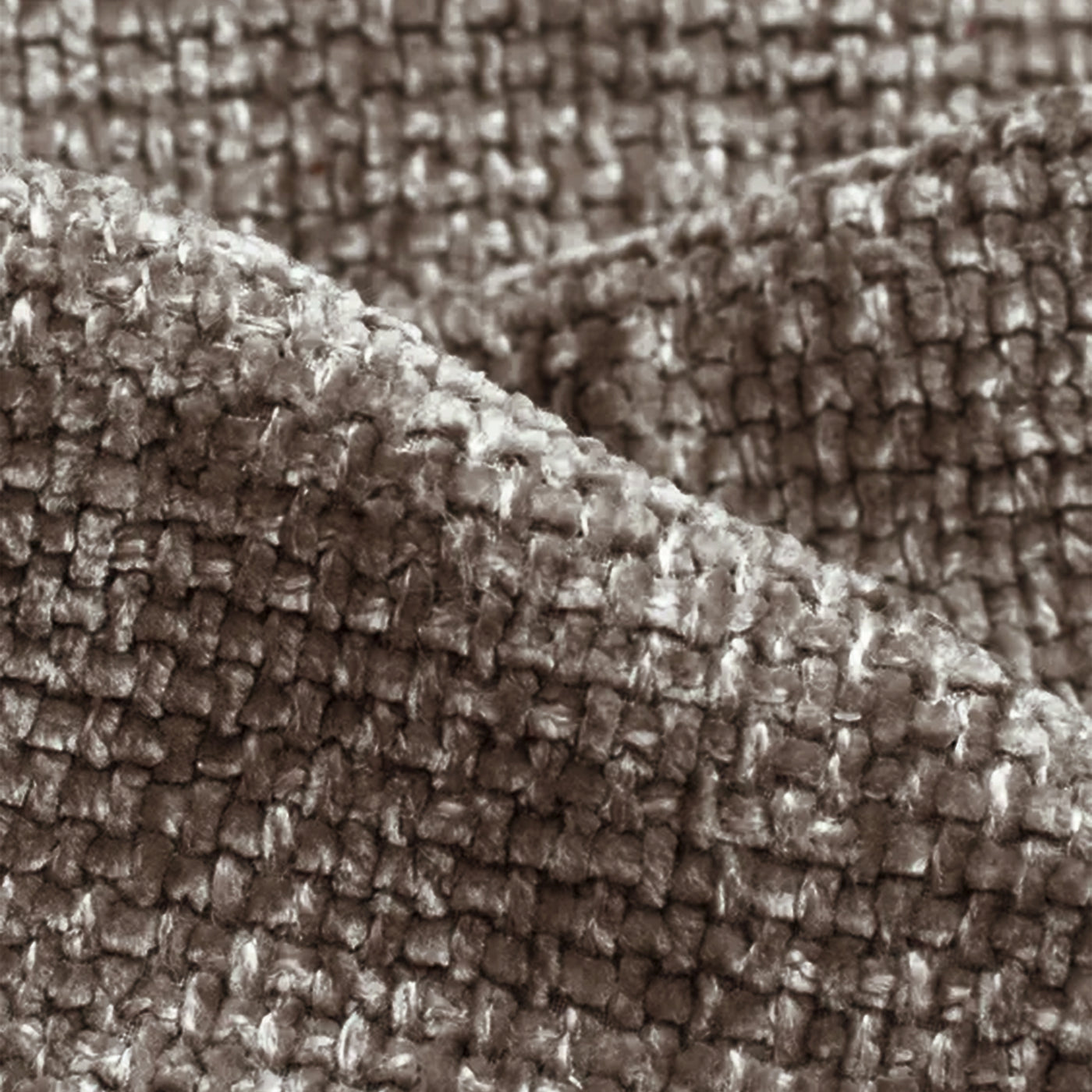 BELIZ XL Canapé panoramique tissu taupe foncé - Angle droit