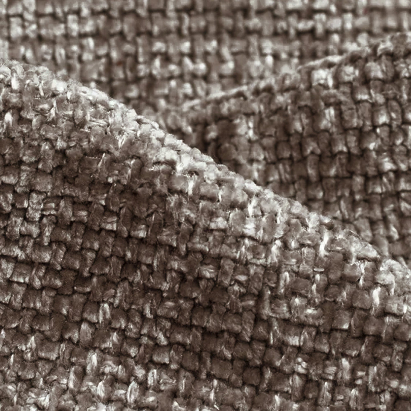 BELIZ XL Canapé panoramique tissu taupe foncé - Angle gauche - Canapés panoramiques - Mobilier Deco
