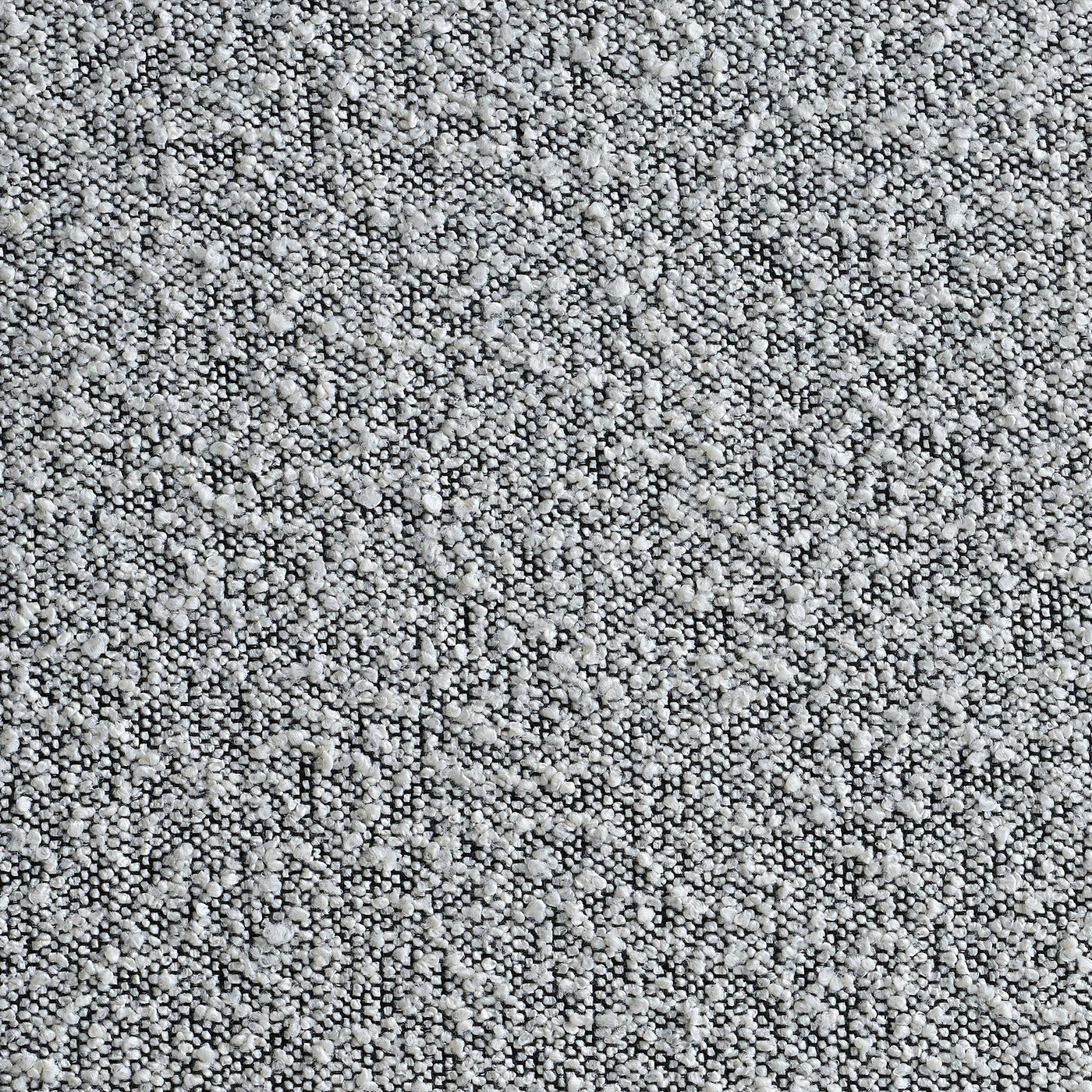 BERY Fauteuil pivotant en tissu bouclette gris
