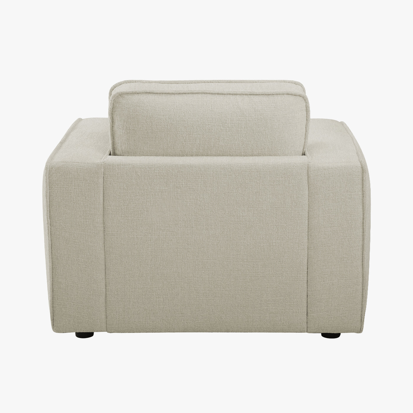 KALYA Fauteuil en tissu beige