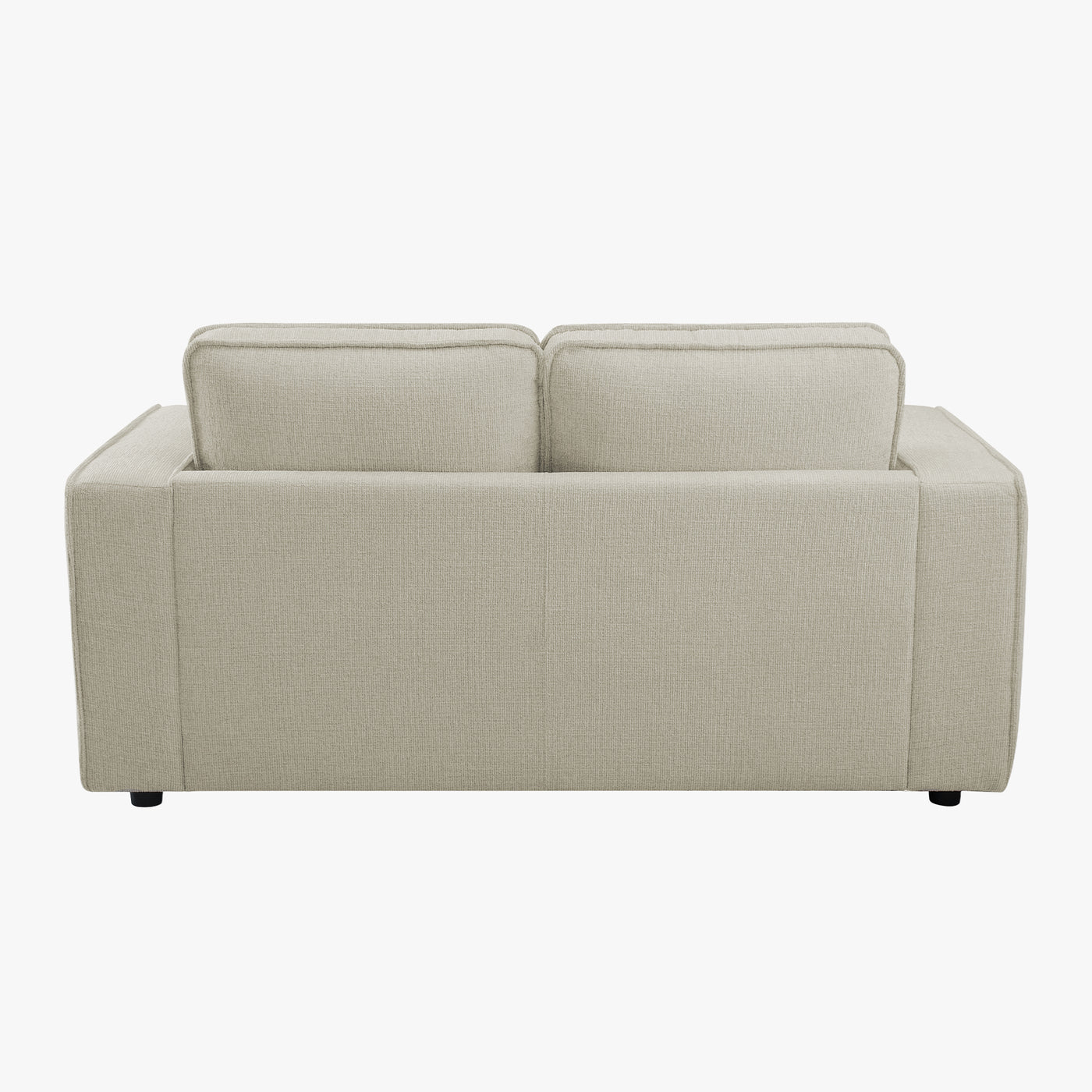 KALYA Canapé 2 places en tissu beige