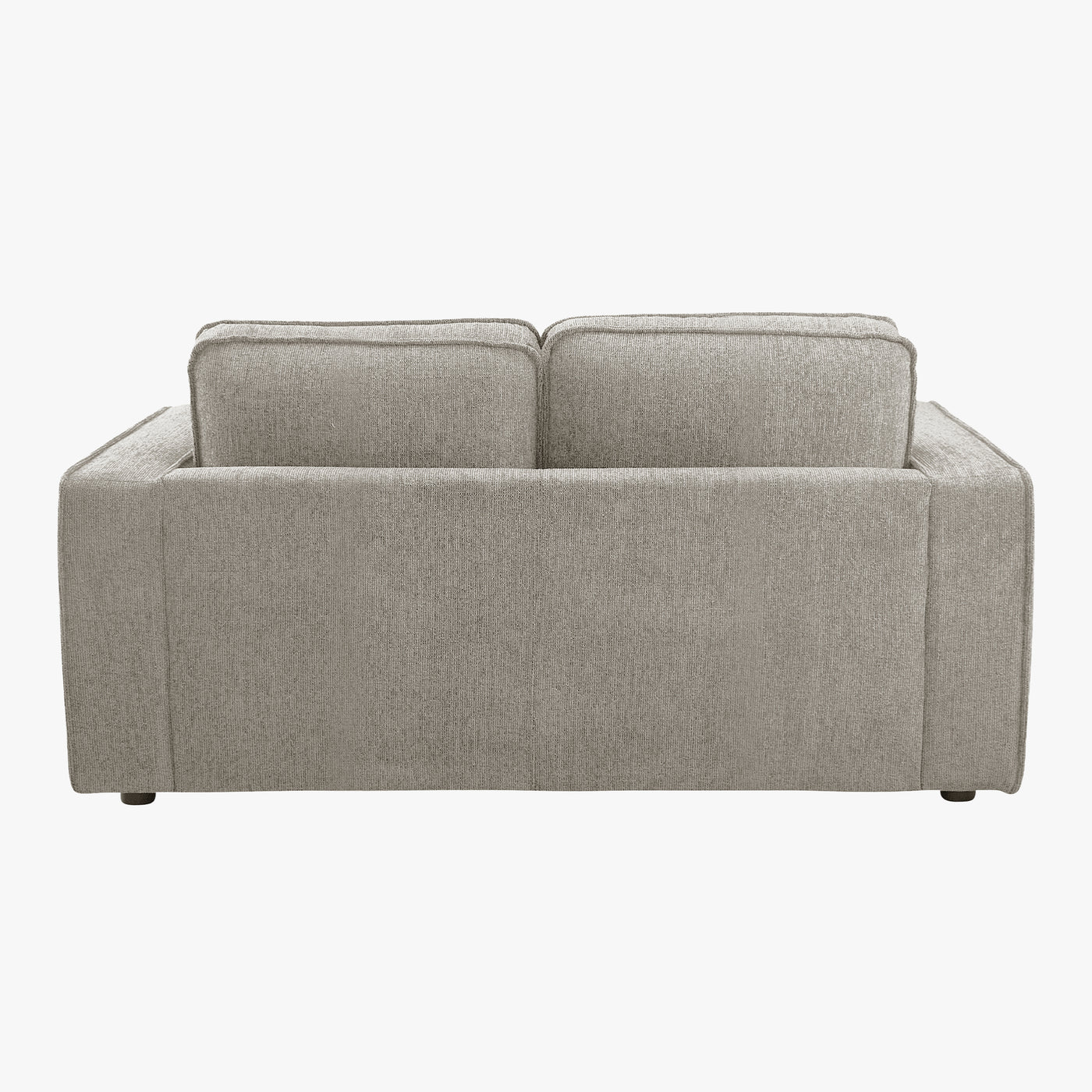 KALYA Canapé 2 places en tissu taupe