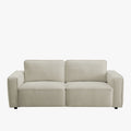 KALYA Canapé 3 places en tissu beige