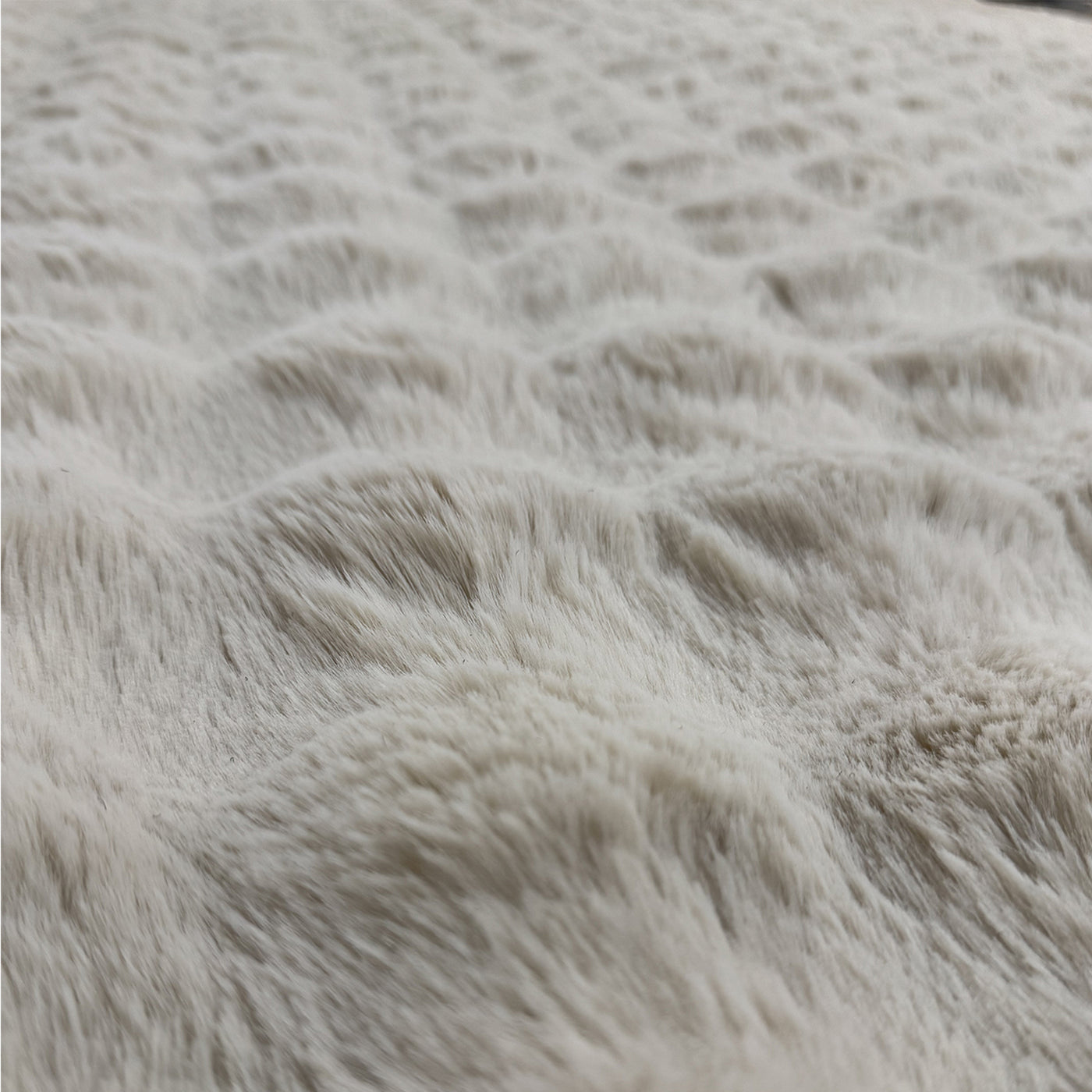 BUBBLE Tapis tissu doux à relief beige - 160x230