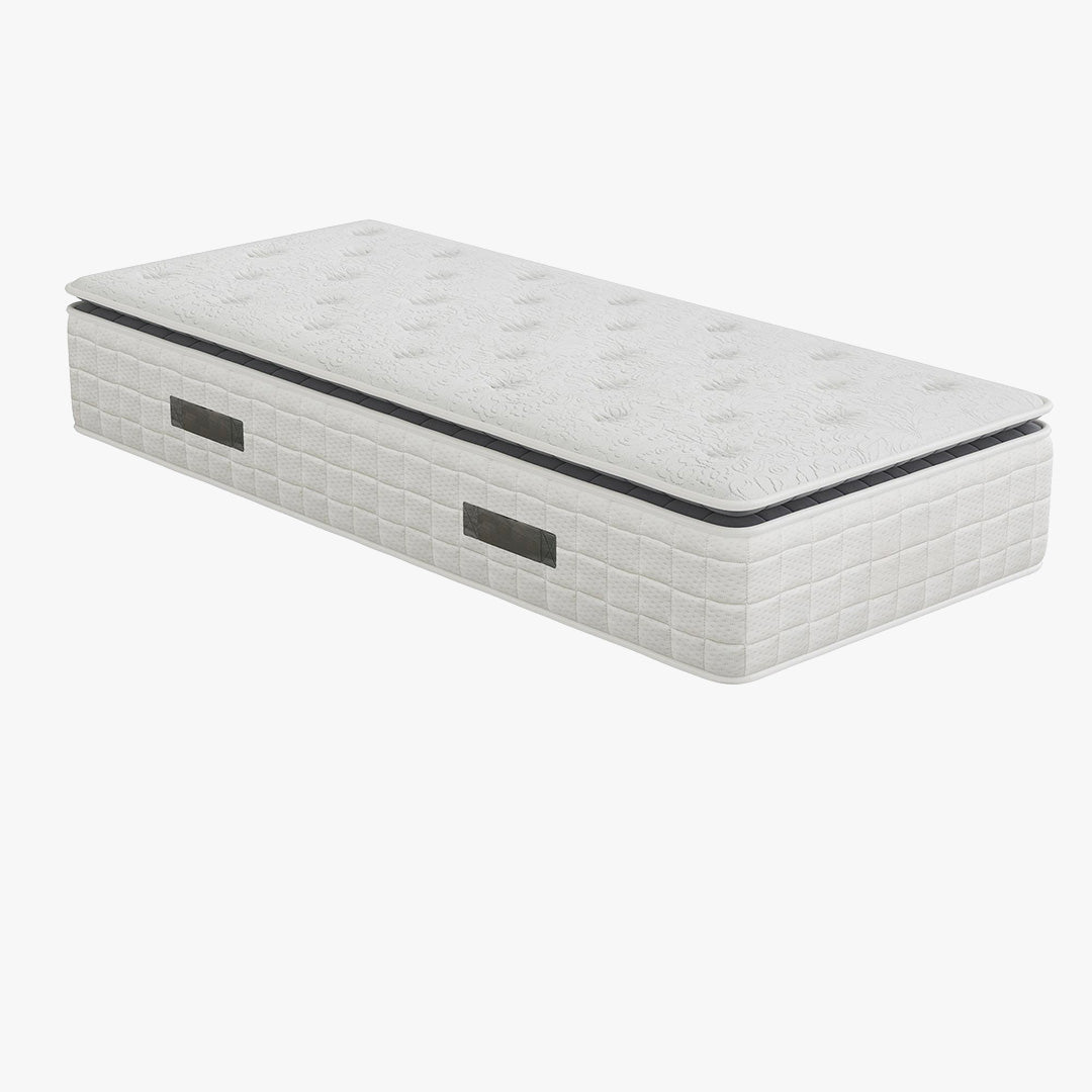 CACHEMIRE Matelas ressorts ensachés 90x190 cm épaisseur 28 cm - Matelas - Mobilier Deco