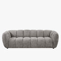 CAMILLE Canapé 3 places en tissu taupe