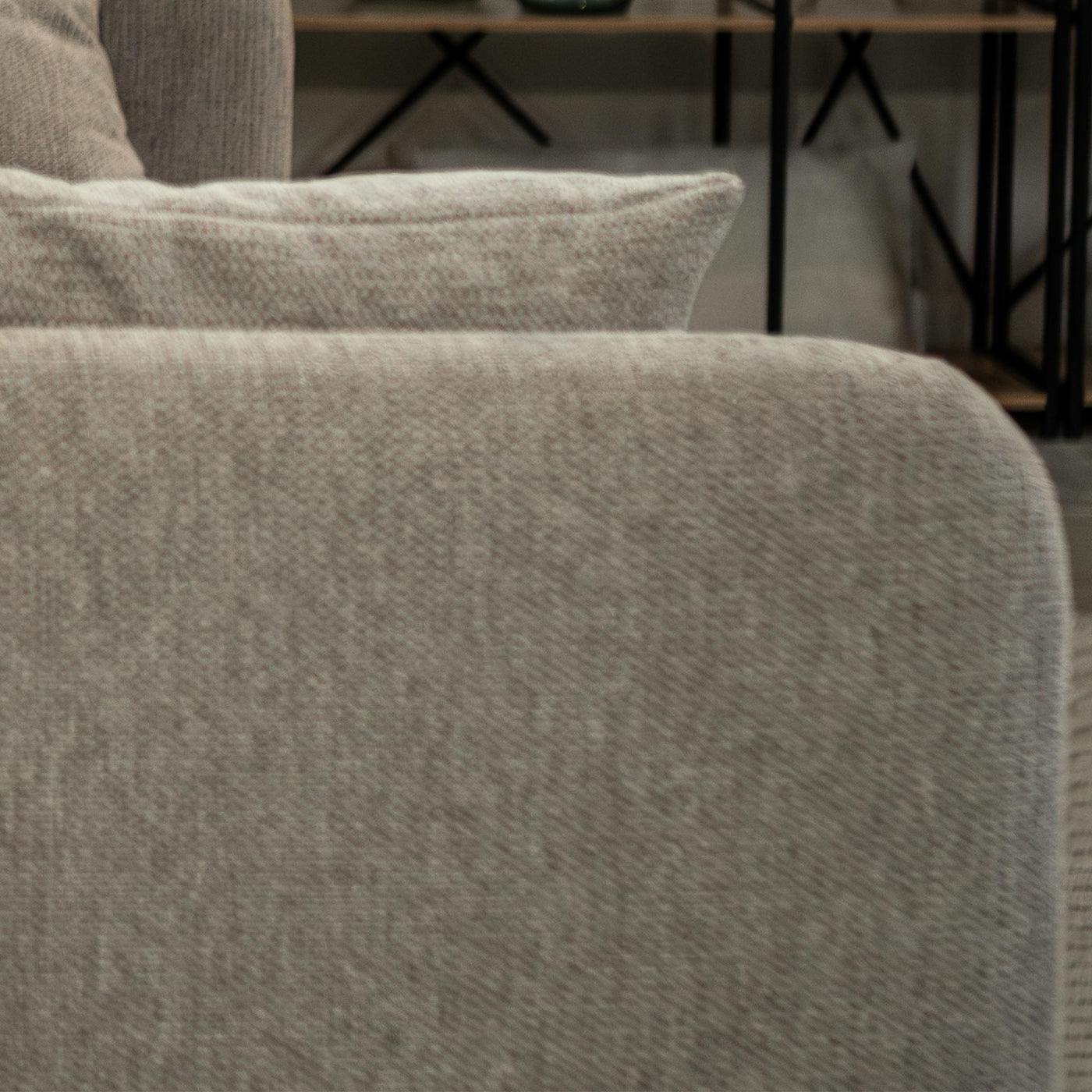 CELSY Canapé 3 places convertible avec coffre en tissu gris