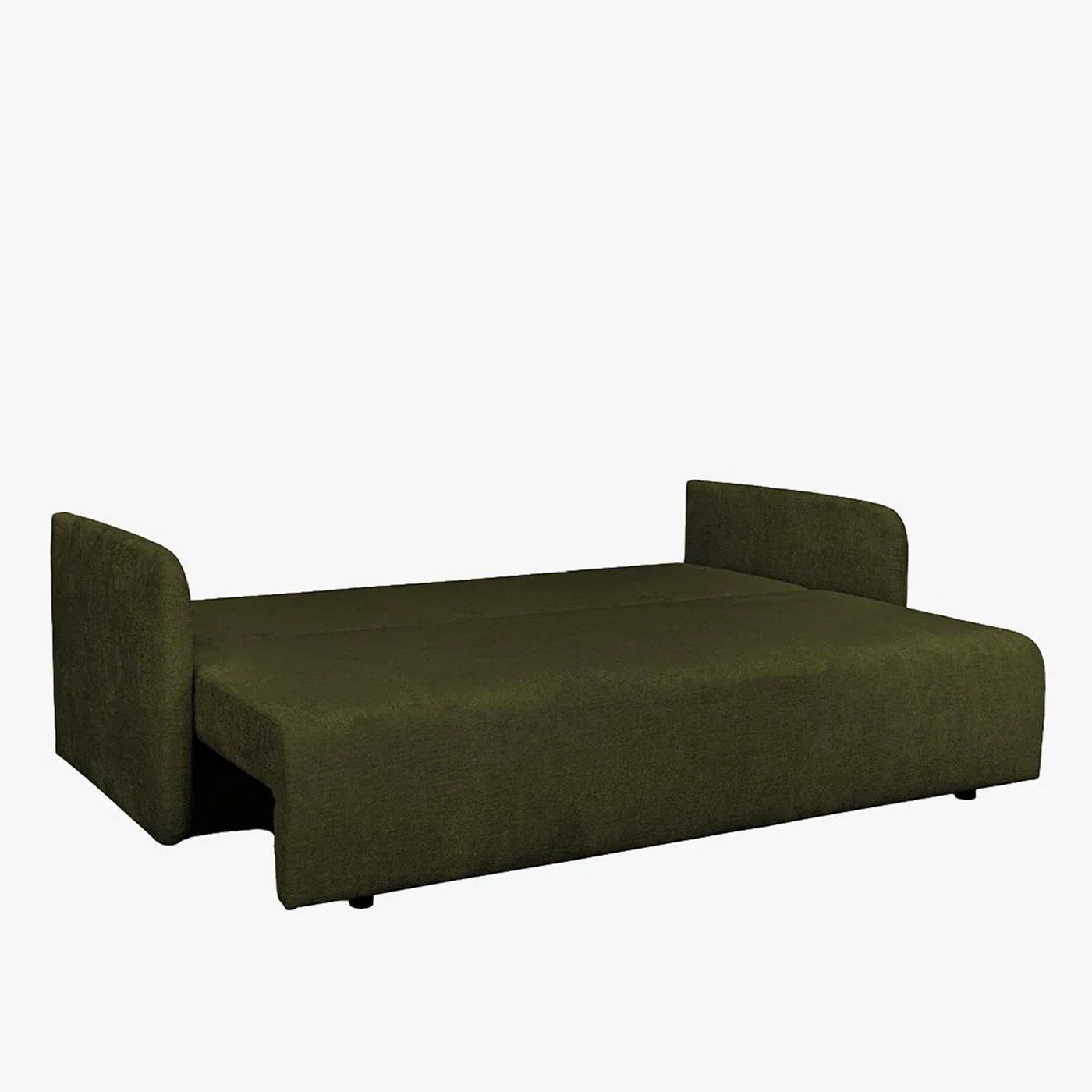 CELSY Canapé 3 places convertible avec coffre en tissu vert - Canapés convertibles - Mobilier Deco