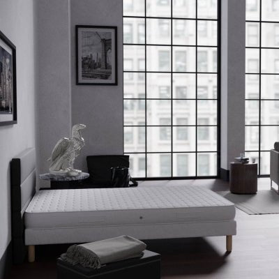 CELTIC Ensemble sommier + matelas 15 cm 160x200 - Ensemble literie - Mobilier Deco