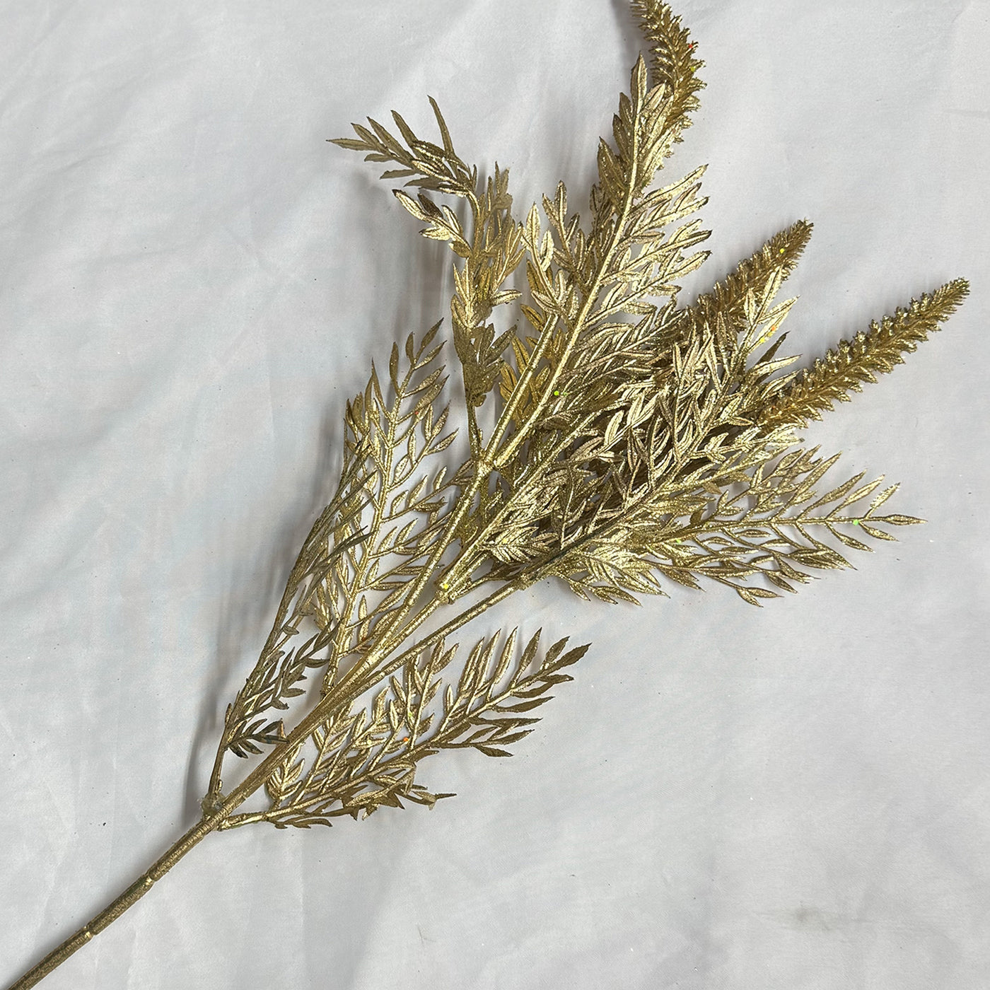 CESAR Branche florale artificielle doré - 70 cm