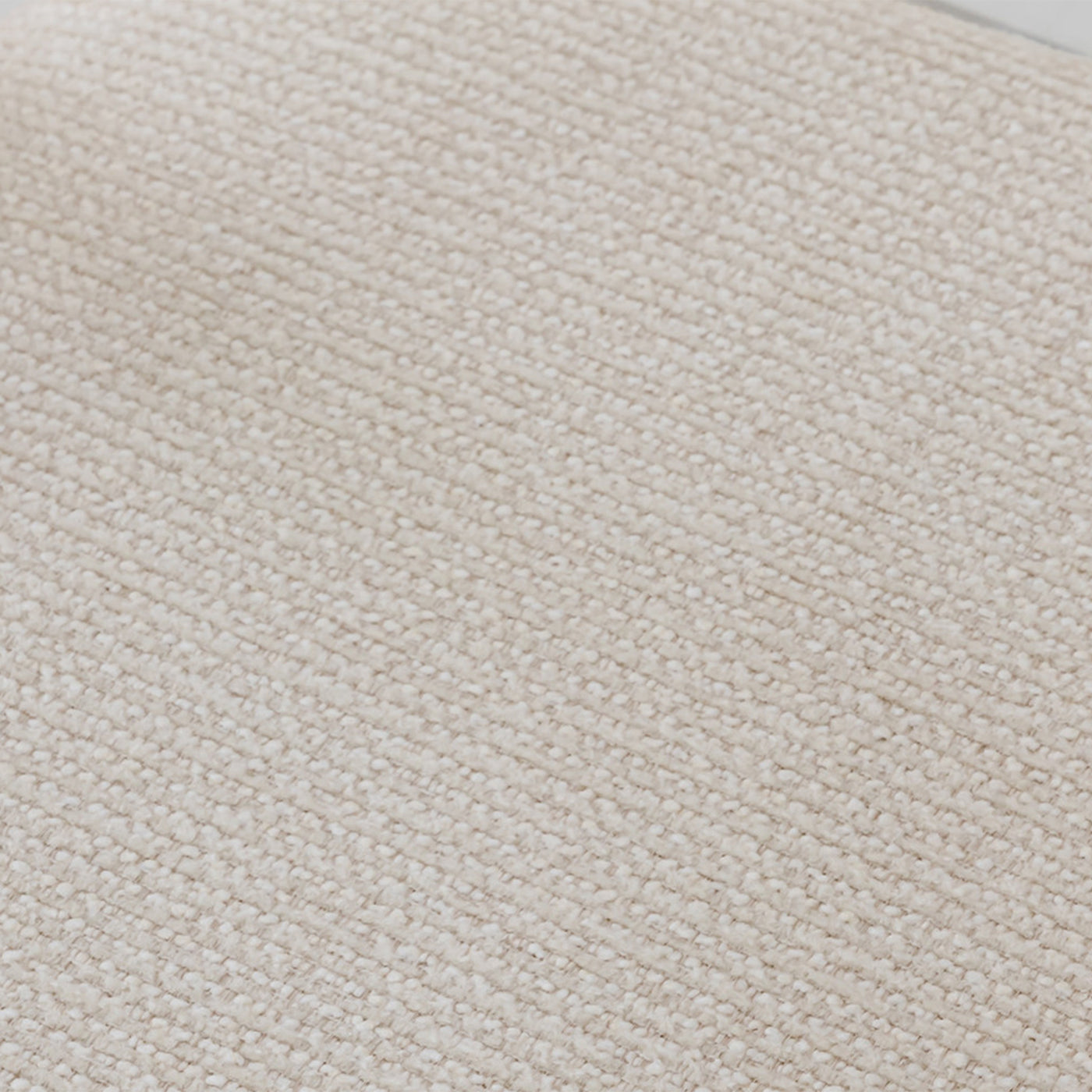CLAIRE Chaise en tissu beige piètement en bois clair