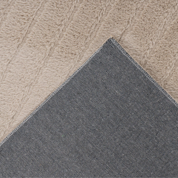 COMFORT Tapis doux à motif beige - 160x230 cm