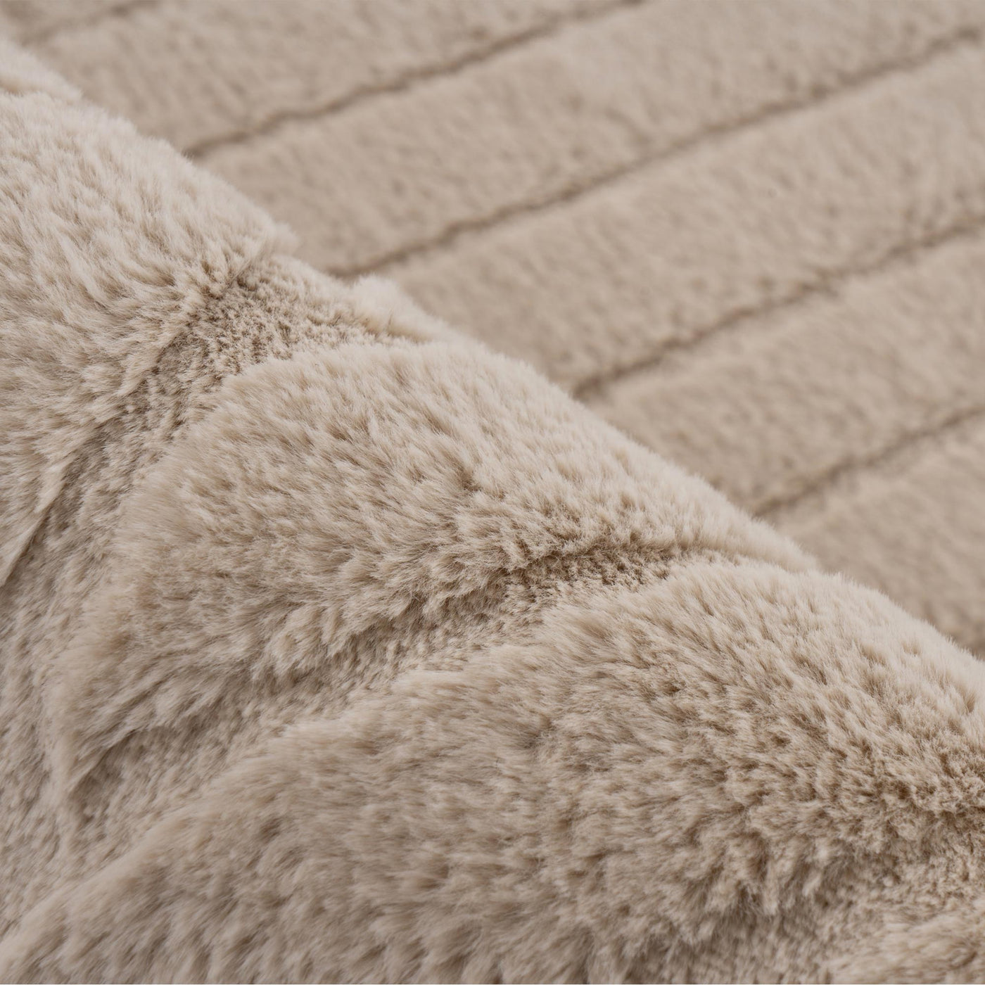 COMFORT Tapis doux à motif beige - 160x230 cm