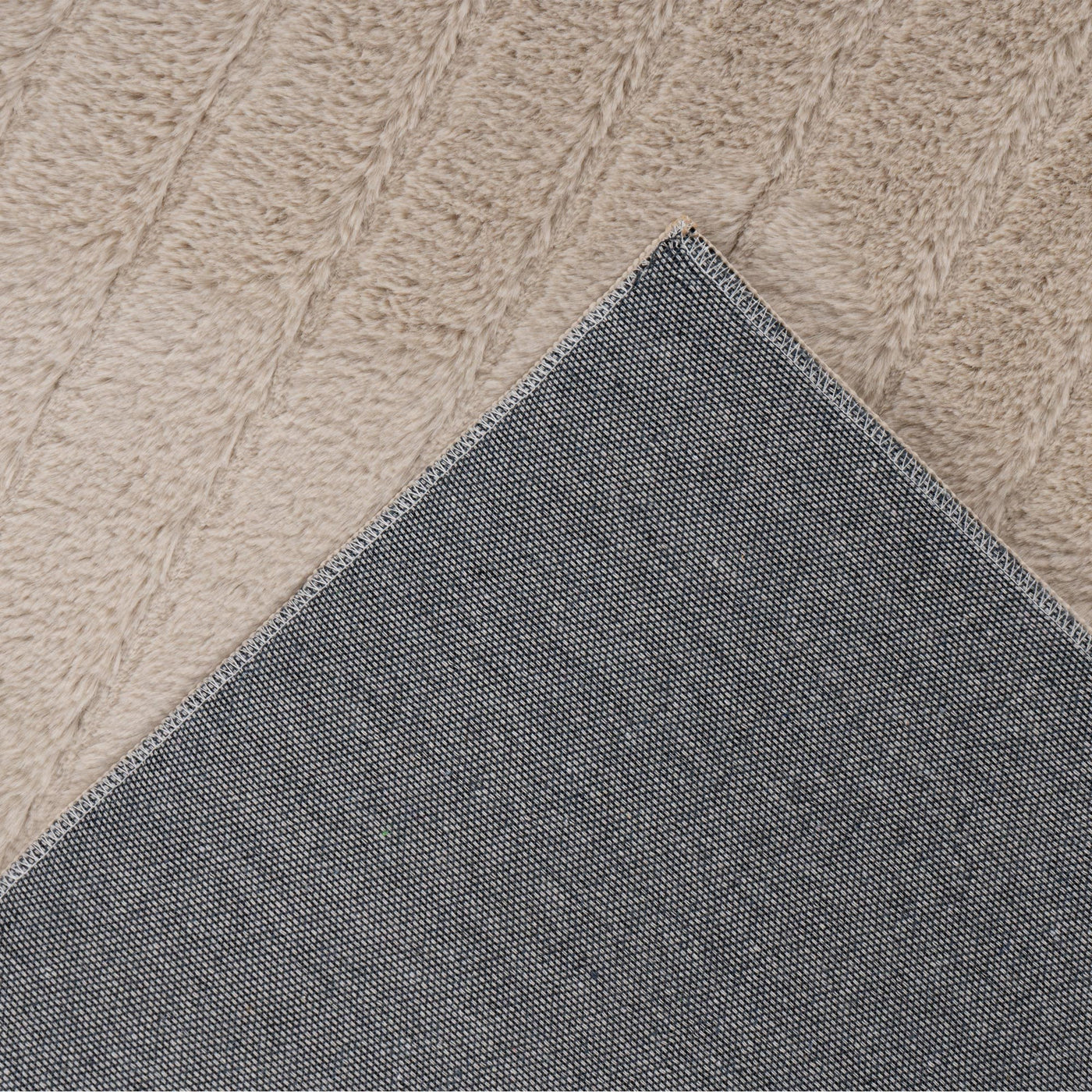 COMFORT Tapis doux à motif beige - 160x230 cm