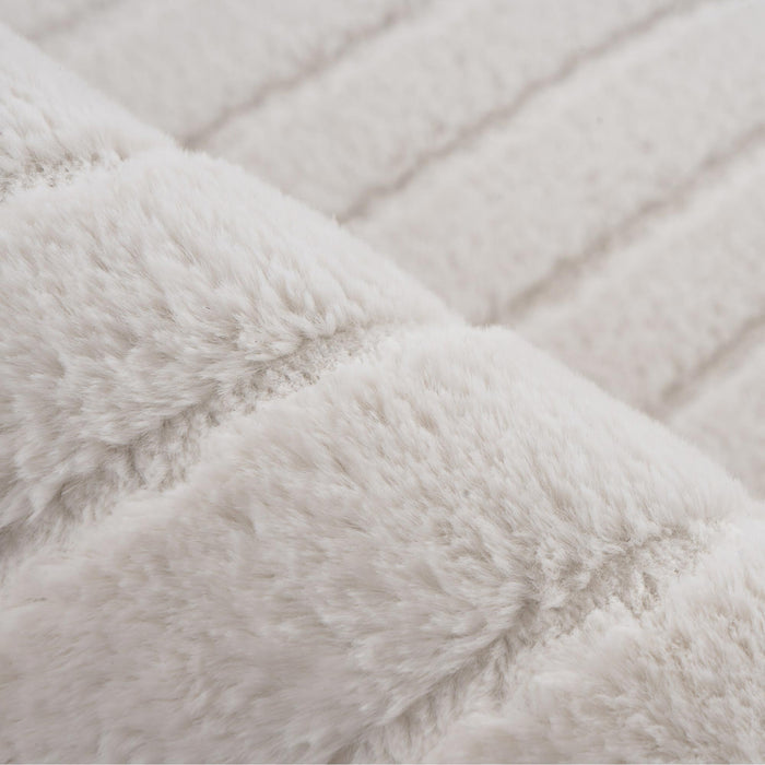 COMFORT Tapis doux à motif écru - 160x230 cm