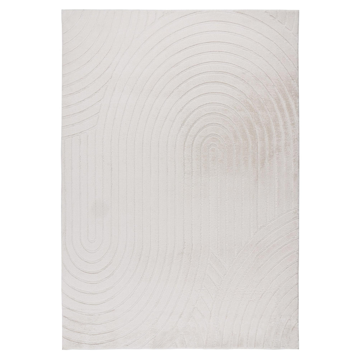 COMFORT Tapis doux à motif écru - 160x230 cm