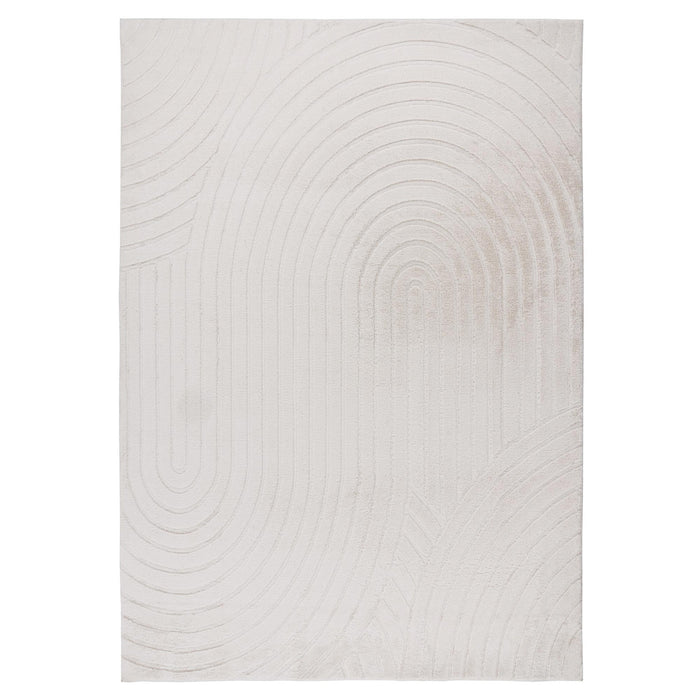 COMFORT Tapis doux à motif écru - 160x230 cm