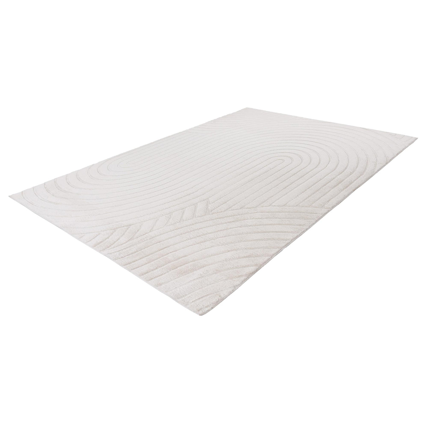 COMFORT Tapis doux à motif écru - 160x230 cm