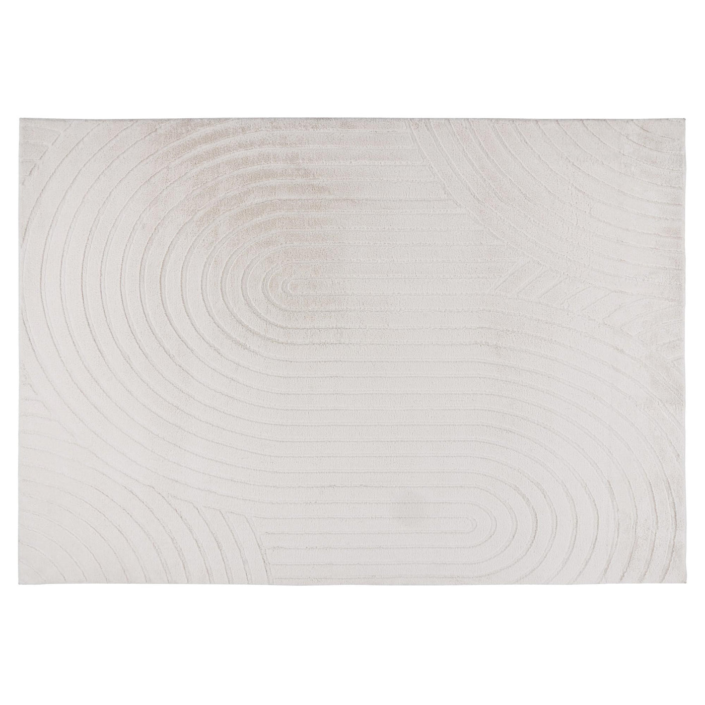 COMFORT Tapis doux à motif écru - 160x230 cm