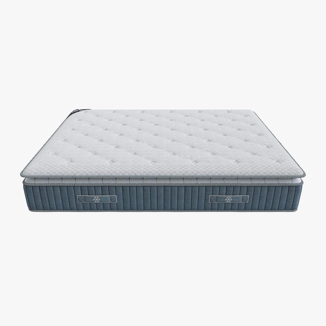 COOL MAX Matelas mémoire de forme et ressorts ensachés 140x190 cm épaisseur 31 cm - Matelas - Mobilier Deco