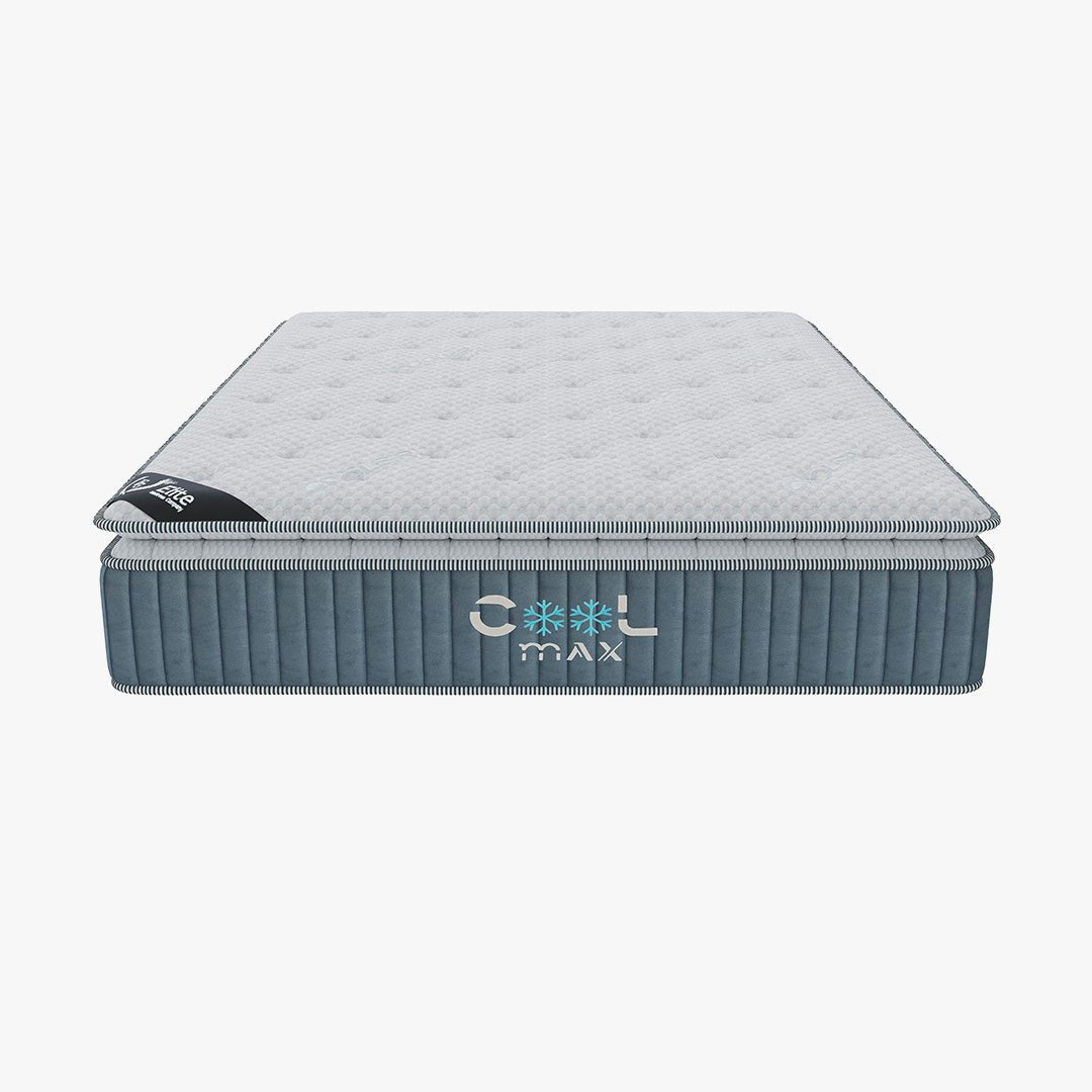 COOL MAX Matelas mémoire de forme et ressorts ensachés 160x200 cm épaisseur 31 cm - Matelas - Mobilier Deco