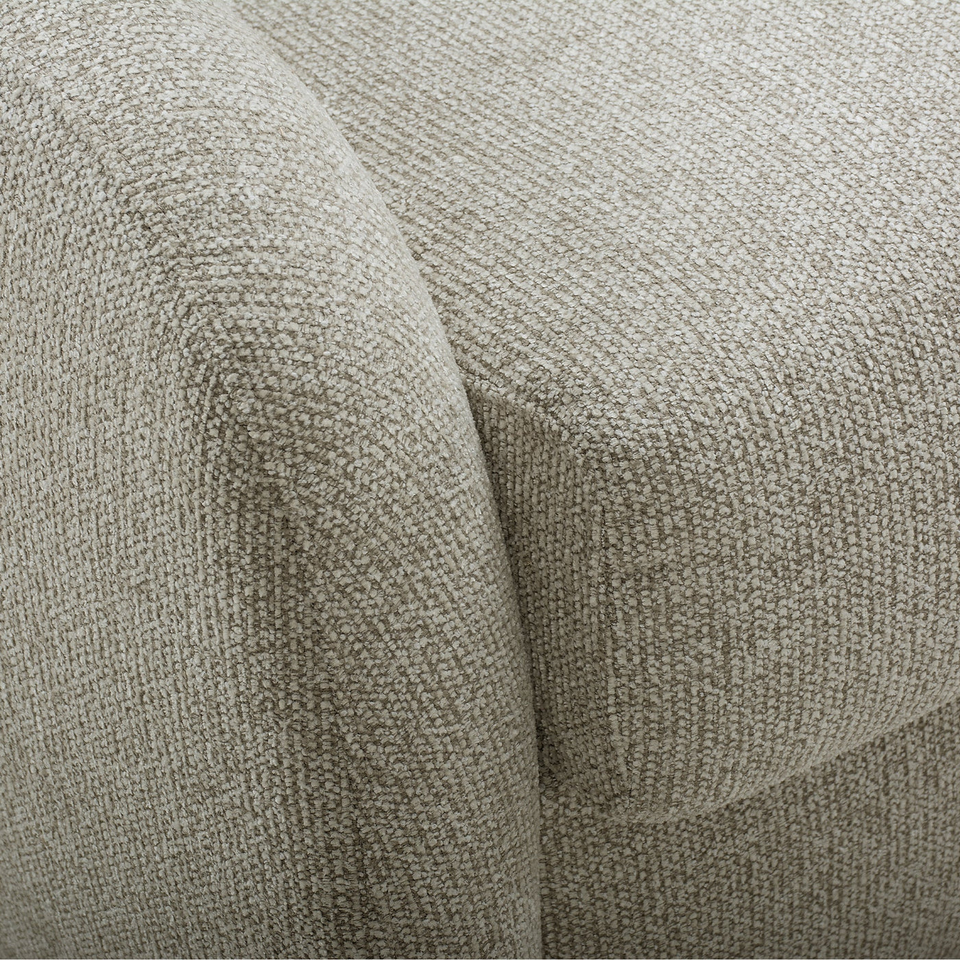 DAEL Canapé 3 places convertible matelas 12 cm en tissu beige - Canapés convertibles - Mobilier Deco