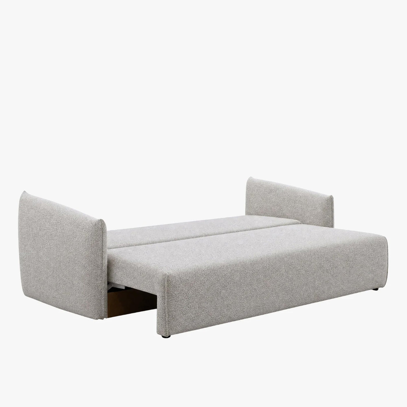 DAYLA Canapé 3 places convertible en tissu beige - Canapés convertibles - Mobilier Deco